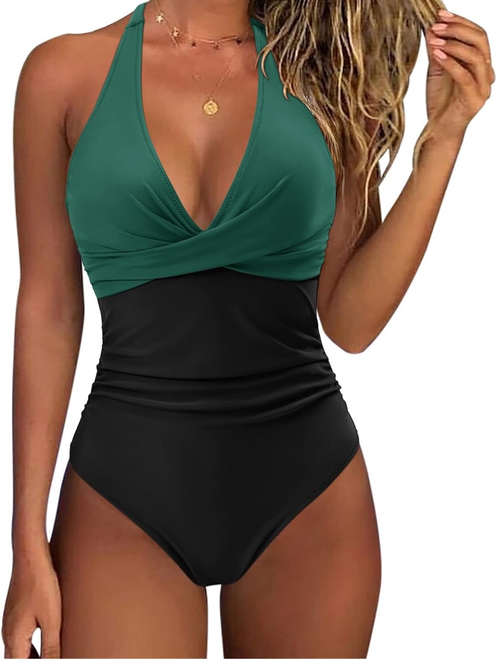 SUUKSESS Tummy Control Halter One-Piece L. 2489/bb12-1